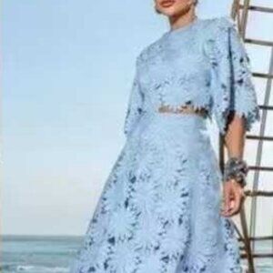 ZIMMERMAN LINEN BILLOW DRESS